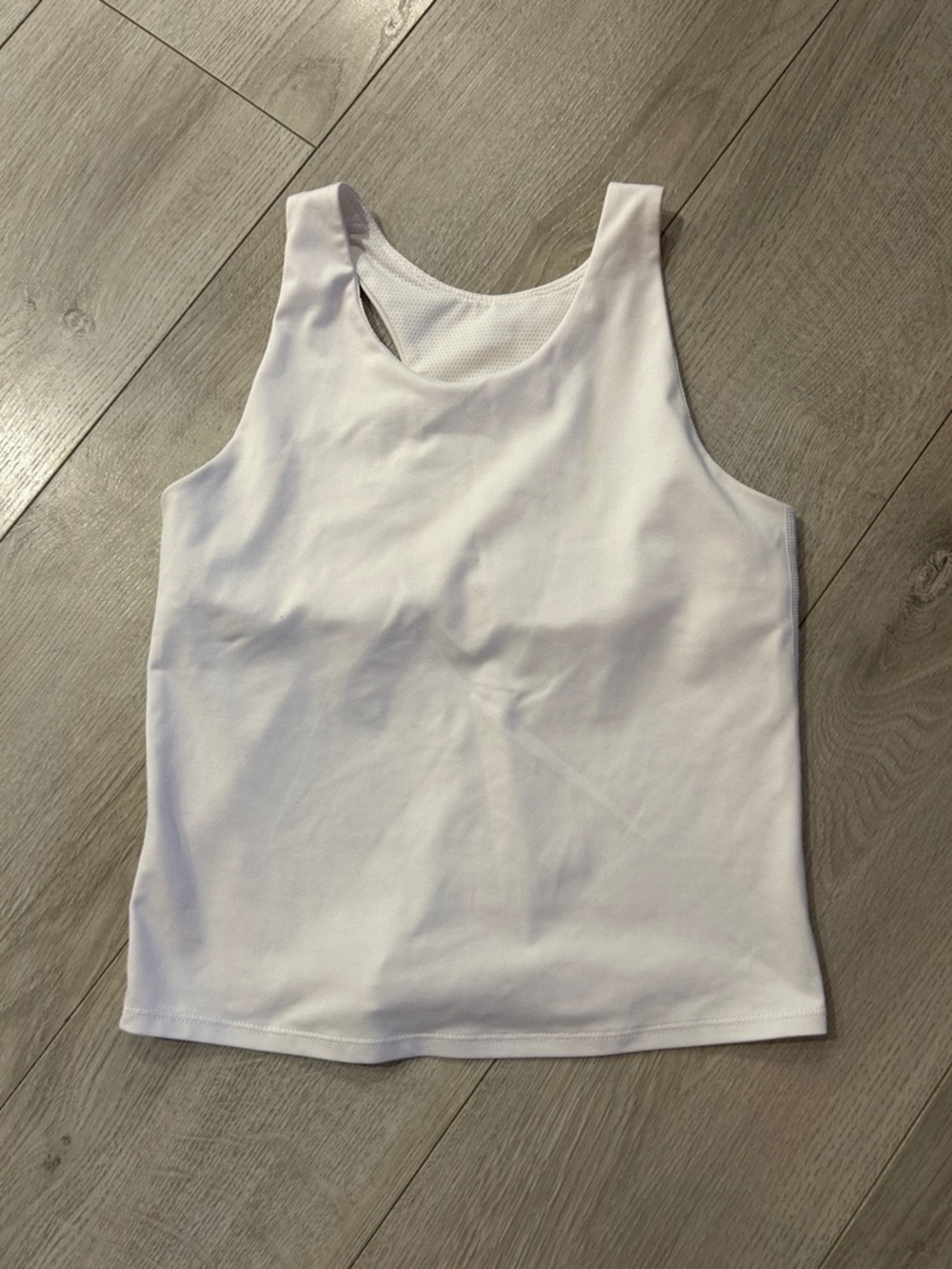 Athletic Works White Girls' Athletic Tank Top